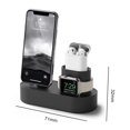 thumbnail image 3 of [Negro] Adecuado para IPhone Reloj Y Auriculares. Base Carga Multifuncional Tres en Adecuada para Watch8 7 6 5 4 3 2 1 (negro), 3 of 9