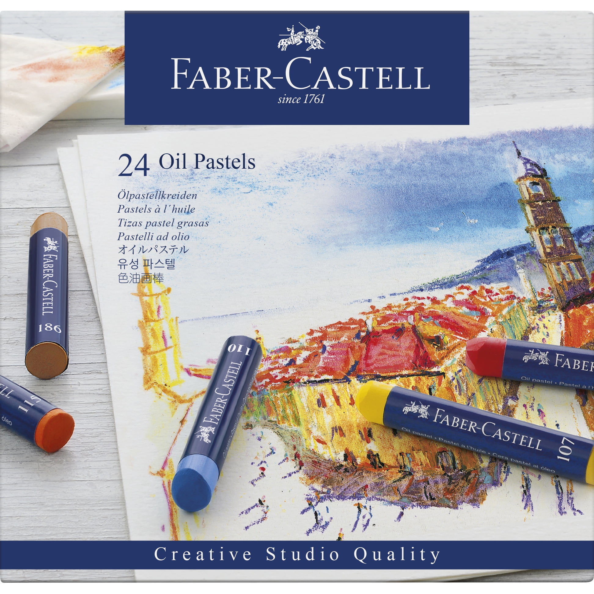 Faber-Castell Oil Pastels Set, 12 Packs: 24 ct. (288 total)