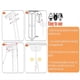thumbnail image 2 of Cerradura Puerta Plegable Metal - Cerradura Puerta Armario Plegable Ajustable (Se Adapta Puertas Plegables 0,6 A 2 Pulgadas) Cerradura de Seguridad para Niños con Puerta Plegable, 2 of 5