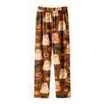 thumbnail image 5 of Kilaqueen Baggy Bottoms for Women Cute Ghost Graphic Pajama Pants Soft Lounge Pants Comfy Elastic Waist Sleepwear Long PJs Sleep Pants Sleepwear, 5 of 5