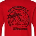 thumbnail image 4 of Inktastic Summer Vacation Mode Fort Myers Beach Florida Long Sleeve Youth T-Shirt, 4 of 5