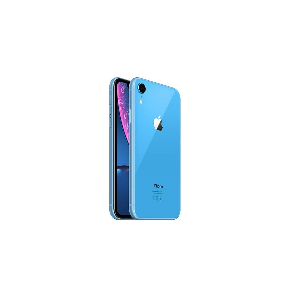 Refurbished Apple iPhone XR 64GB Great A- Blue (AT&T Locked) - Walmart
