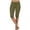 Green-a, variant on Women's Capri Sweat Pants Joggers Low Rise Drawstring Summer Casual Workout Cropped Pants Slim Fit Knee Length Trousers