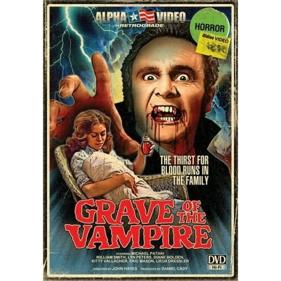 Grave of the Vampire (aka Seed of Terror) (DVD), Alpha Video, Horror