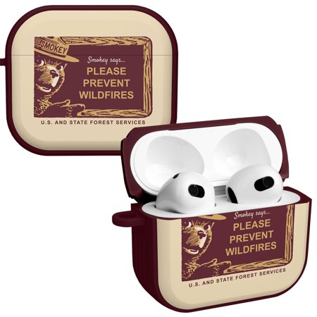 Smokey Bear HDX Case Cover for Apple AirPods Gen 3 (Smokey Says) by Affinity Bands