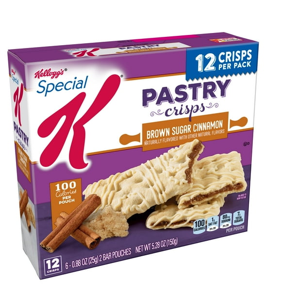 Kellogg's Special K, Pastry Crisps, Brown Sugar Cinnamon, 12 Ct, 5.28