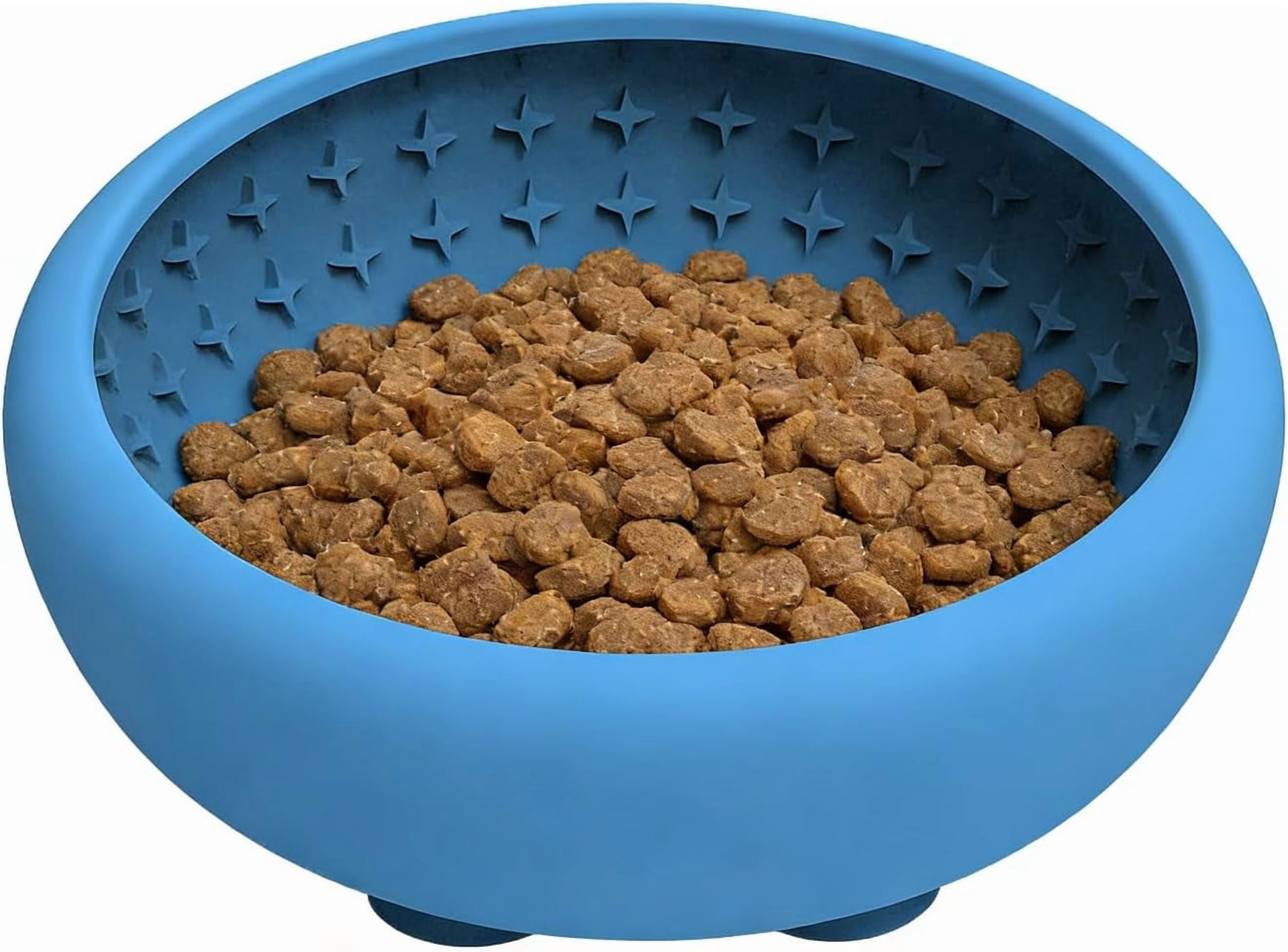 Silicone Slow Feed Licking Bowl, Anti-Choke, Suction Cup Base, Non-Slip, Easy Clean, for Dogs Cats