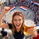 thumbnail image 1 of Diadema con lazo con la bandera de la Copa del Mundo de EE. UU., Canadá y México, decoración para fiestas de fanáticos, diadema con bandera, diadema de plástico, 1 of 6