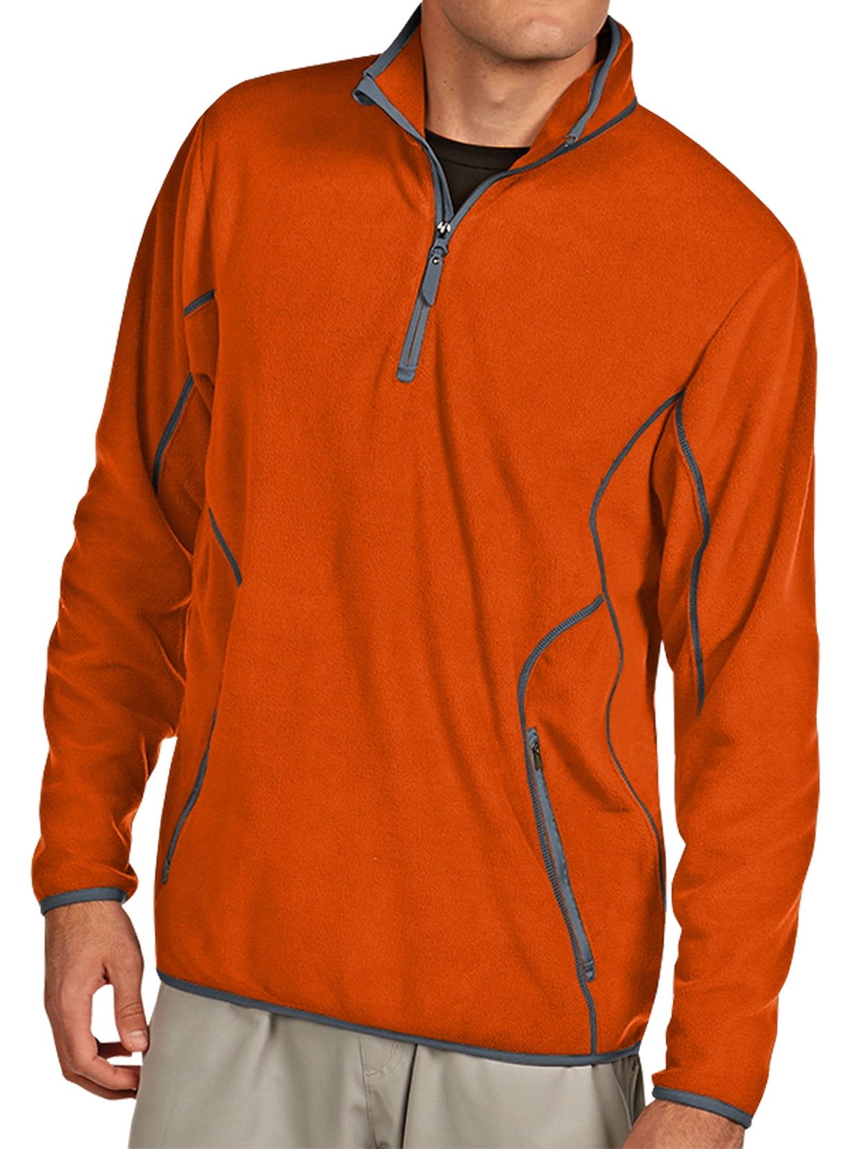 Antigua Golf Men's Ice 1/4Zip Fleece Golf Pullover NEW