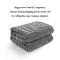 thumbnail image 4 of 5'x 7' Geometric Gray Area Rug Washable, Durable Non-Slip Indoor Carpet with Soft High-Low Pile, Fluffy Floor Rugs for Living Room, Bedroom, Home Office Décor, 4 of 16
