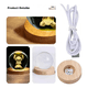 thumbnail image 5 of 1 Pz Lampara 3d Stitch Bola De Cristal Luz De Noche Malubero Azul, 5 of 5
