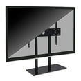 thumbnail image 6 of Mount-It! Universal Height Adjustable Tabletop TV Stand with Tempered Glass Base | Fits 32-55 Inch TVs, 6 of 9