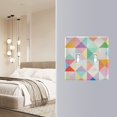 thumbnail image 4 of Yayeee Toggle Light Switch Wall Plate 3-Gang 6.37"x4.48" Decorative Outlet Cover, Abstract Geometric, 4 of 7