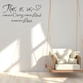 thumbnail image 4 of This is Us Crazy Loud Love Wall Decal Inspirational Wall Sticker Home Stickers for Bedroom Living Room Decorations, 4 of 5