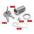 thumbnail image 4 of Cerradura mecánica para puerta de armario de distribución de aleación de zinc, cerradura de lengüeta para chasis de aleación de zinc, cerradura de oficina 103, llave de hierro para buzón, 4 of 5