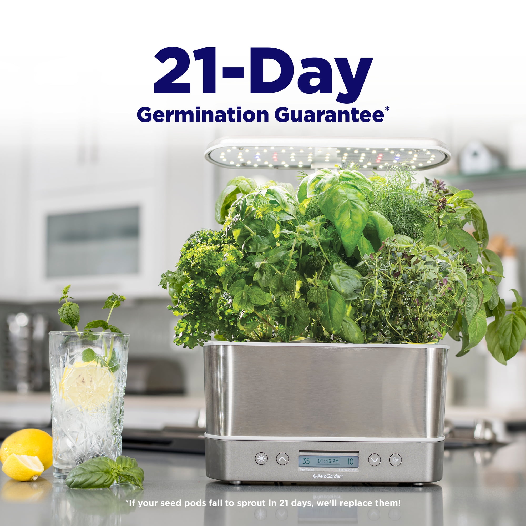 AeroGarden Harvest Elite with Gourmet Herb Seed Pod Kit