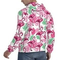 thumbnail image 6 of Rateoe Flamingo Pattern Mens Hoodie, Pullover Hooded Sweatshirt, Kangaroo Pocket Hoodie Ideal for Daily Wear, Travel and Home-4X-Large, 6 of 7