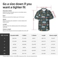 thumbnail image 6 of Lsque Miniature Ship In Bottle pattern Hawaiian Shirt for Men, Unisex Summer Beach Casual Short Sleeve Button Down Shirts-Large, 6 of 9