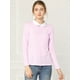 thumbnail image 3 of INSPIRE CHIC Disfraz de Halloween para mujer, manga larga, blusa a rayas en contraste Peter Pan Rosa XS, 3 of 6