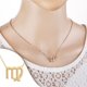 thumbnail image 3 of Sonducket Ins Twelve Zodiac Sign Retro Constelaciones Tema Zodiaco Collar Ins Charm Cómodo colgante a prueba de herrumbre Virgo oro Type3 NO3, 3 of 6