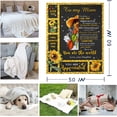 thumbnail image 5 of Gifts for Mom,Mom Gifts,Birthday Gifts for Mom from Daughter,Best Mom Birthday Gifts,Mom Blanket from Daughter,Mother''s Day Christmas Valentines Day Gifts for Mom 60"x50", 5 of 6