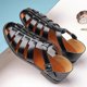 thumbnail image 4 of Italian Handmade Leather Sandal Men's Sport Sandals Closed Toe Outdoor, 4 of 5