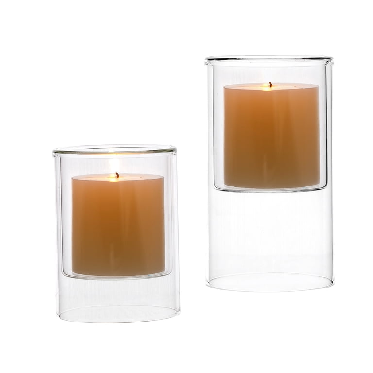 Clear Glass Floating Candle Holder, Small photo 5
