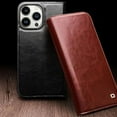 thumbnail image 5 of Havilah For iPhone 16 Pro Max Case Classic Leather Case iPhone 16 Pro Max Cover with Card Slot - Quality Material For apple 16 Pro Max cover- Brown, 5 of 5