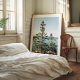 thumbnail image 2 of Bass Harbor Pines - Maine Photography Oak Framed Wall Art Print 16 x 20 inches, 2 of 12