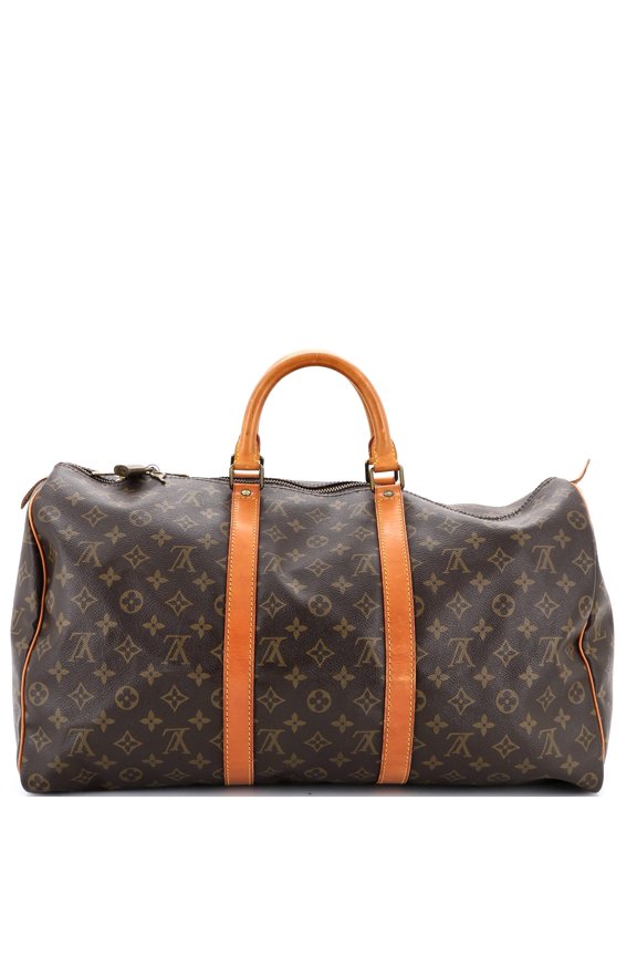 Pre-Owned Keepall Bag Monogram Canvas 50 By Rebag