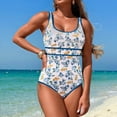 thumbnail image 1 of Traje de baño de una pieza para mujer, conjuntos de bikini para mujer, trajes de baño con cuello en V para mujer, trajes de baño para mujer, 1 of 7
