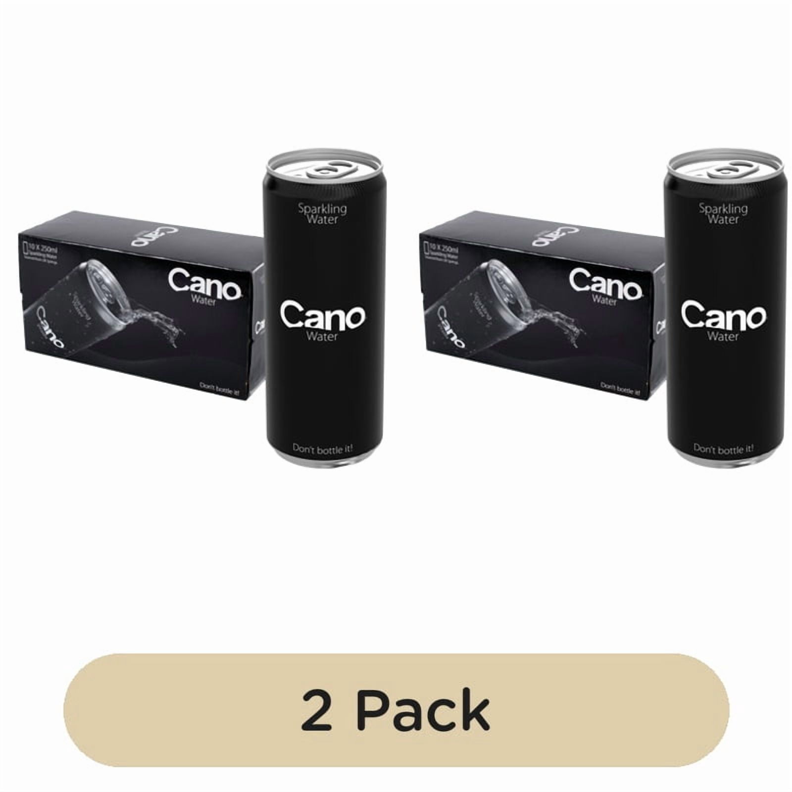 Cano Water Sparkling Water Fridgepack 10 x 250ml, British Import (Pack of 2)