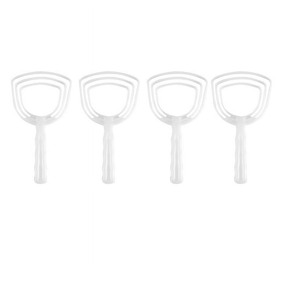 Meat Scraper Bone Dust White Poly Remover Square