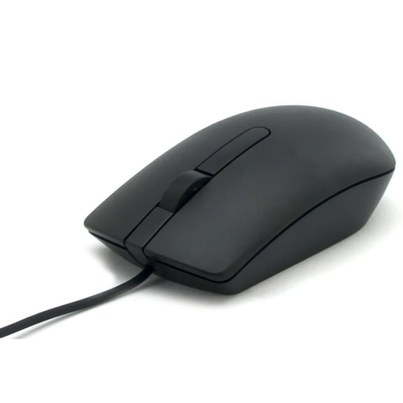 Dell MS116T Wired USB Optical Mouse 1000 DPI Black - New
