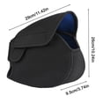 thumbnail image 3 of 2pcs Mid-Motor Protective Cover, Transport Protection For Bike Carriers, Electric Bike Motor Protection Cover, Windproof Waterproof Bike Engine Cover, for Storage, Transport Car Racks, 3 of 7
