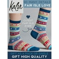 thumbnail image 7 of Kalon 6 Pack Women's Christmas Crew Socks Gift Set (6-9, Christmas Fun), 7 of 7