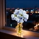 thumbnail image 3 of Decoraciones para San Valentín, adornos para San Valentín, regalos para San Valentín, ramo de 27 rosas azules aplastadas, regalo para San Valentín, ramo de flores artificiales para boda, rosas falsas,, 3 of 5