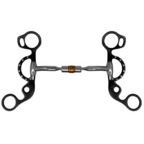 Showman Comfort Jointed Copper Roller Short Shank Snaffle Bit