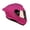 Matte Pink, variant on EDGE Shanghai Quartz Blue/Yellow - Full Face Motorcycle Helmet, DOT/ECE, Size XL