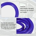 thumbnail image 6 of Unique Bargains Silicone Vacuum Tubing Hose Line Automotive Vacuum Hose Engine Air Intake Blue ID 8mm 3.28ft Length, 6 of 7