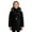 Black, variant on Otqutp Girls Long Puffer Jacket with Faux Fu𝗿 Hood and Belt Winter Quilted Warm Down Coat for Kids Slim Fit Parka Outerwear