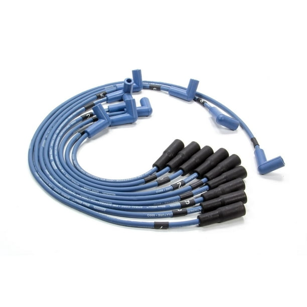 Moroso Blue Max Spark Plug Wire Set Spiral Core 8 mm Blue GM LTSeries