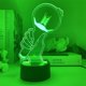 thumbnail image 4 of Luz nocturna LED 3D Kpops que cambia de color para niños con control remoto, 4 of 4