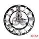 thumbnail image 1 of Diseño de engranajes 3D Número romano Número árabe Reloj de pared Sala de estar Decoración del hotel Reloj de madera sin tictac Sweethay JJ20151-03, 1 of 5
