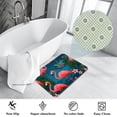 thumbnail image 3 of Flamingo Polyester Non-Slip Chair Mat Rug Outdoor Carpet Door Mat Machine Washable, 3 of 6