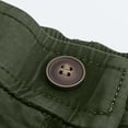 thumbnail image 6 of WREESH Men's Cargo Shorts Hiking Shorts Summer Outdoor Workout Shorts Casual Solid Color Fashion Elastic Waist Drawstring Shorts with Pockets Olive Green, 6 of 9