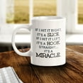 thumbnail image 2 of If I Hit It Right, It's A Slice. If I Hit It Left, It's A Hook. Straight... It's A Miracle11oz Ceramic Coffee Mug | Funny Sporty Cup, 2 of 8