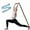 Blue, variant on 8 Loop Elastic Stretching Strap, Yoga Dance Stretching Loops Band for Physical Therapy Home Fitness Flexibility Training(Blue,90x4cm)