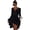 1-Noir, variante sur Paréos de Bain pour Femmes Tenue de Plage Maillot de Bain Bikini Tenue de Plage Paréo à Franges Dames Tenue de Plage d'Été Dos Nu Ajouré Maillot de Bain