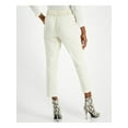 thumbnail image 2 of ALFANI Womens Ivory Pocketed Slim Ankle Wear To Work High Waist Pants XL, 2 of 4